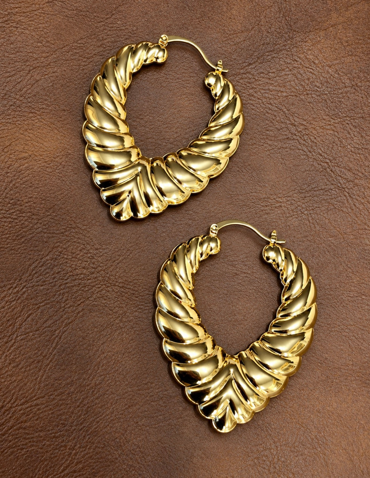 Golden Harvest Hoops Earrings