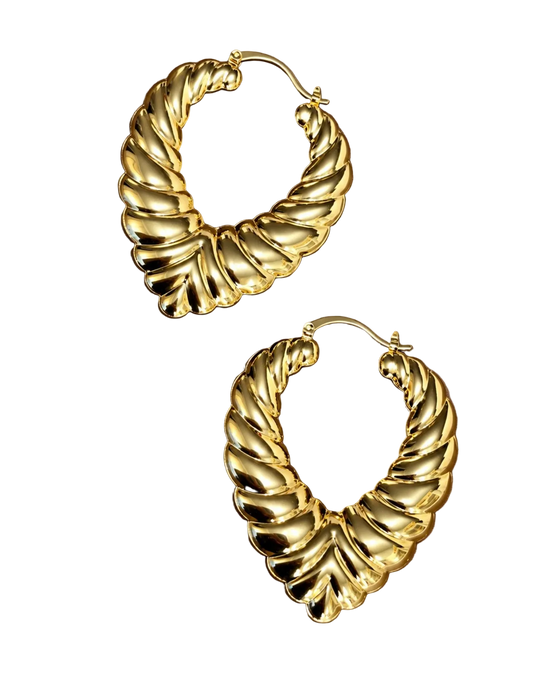 Golden Harvest Hoops Earrings