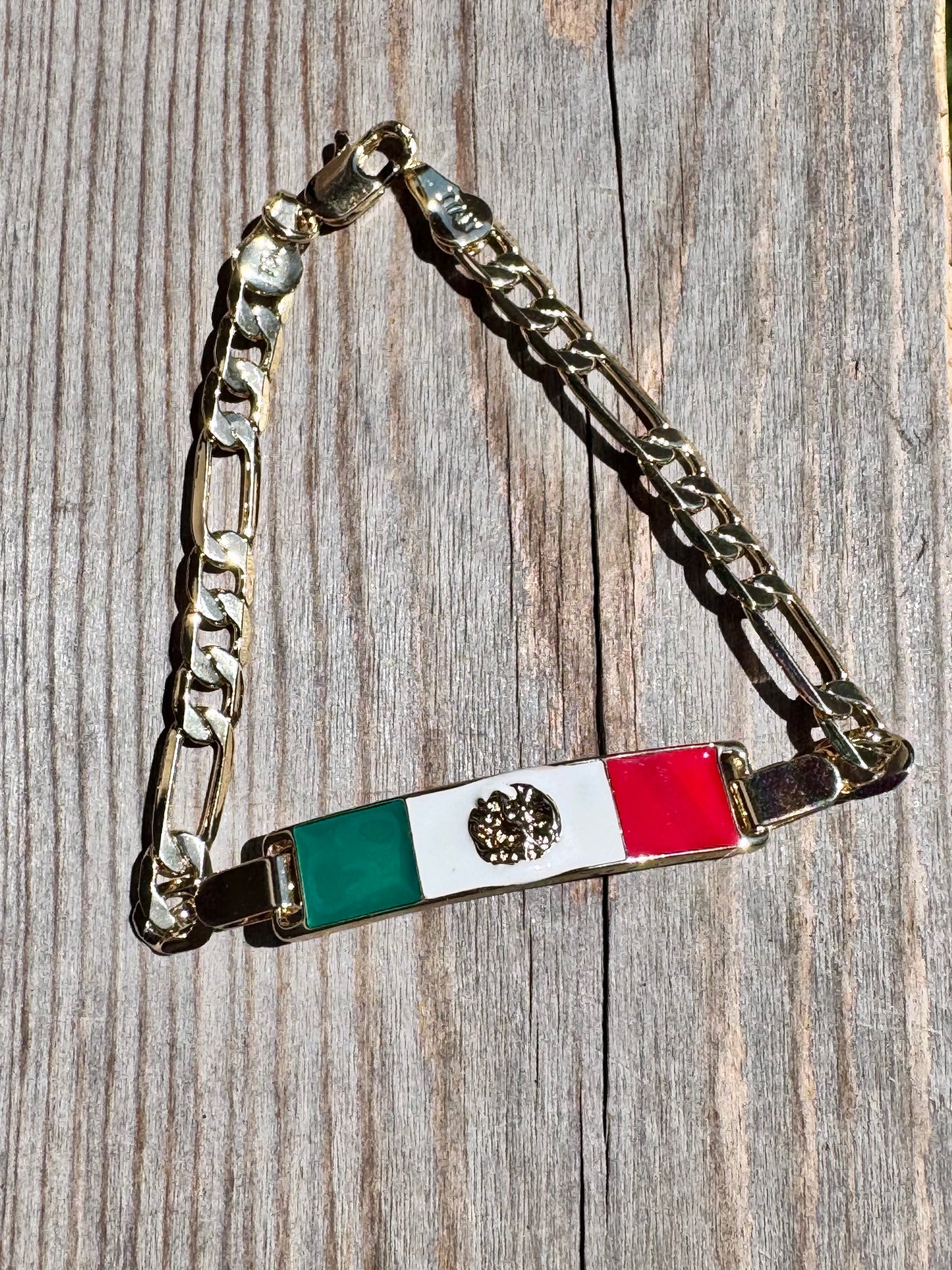Mexico Flag Bracelet