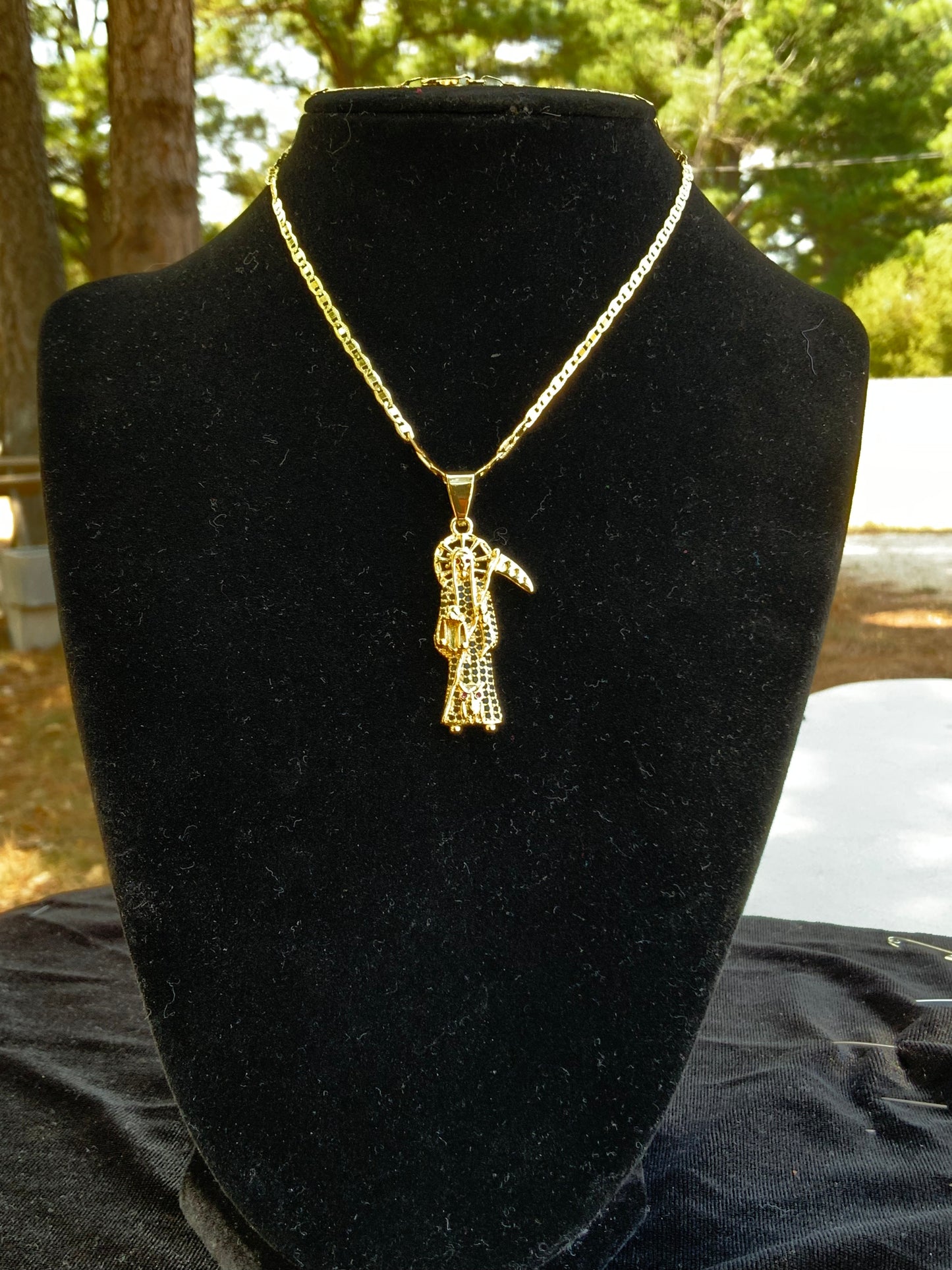 Small Black Santa Muerte