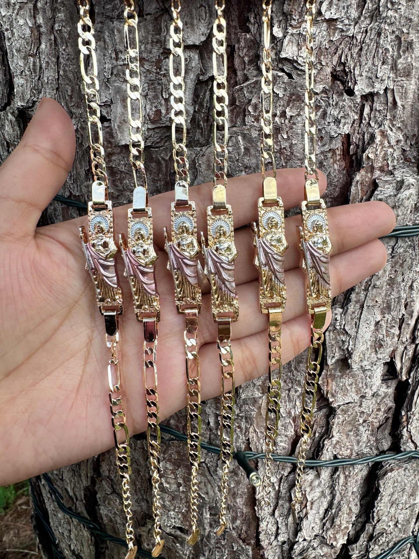 San Judas Fígaro Small Esclava (Rose Gold)