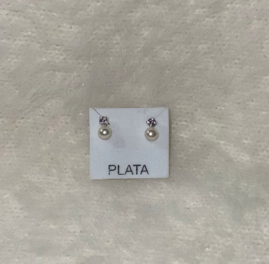 Bling & Pearl Stud